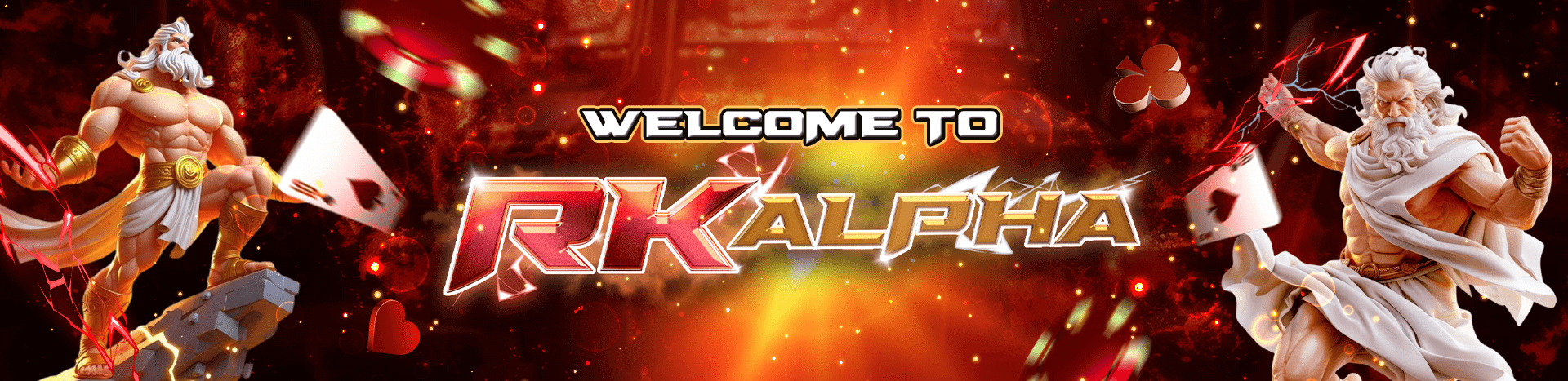 Main banner showing RK Alpha Casino interface optimized for Filipino mobile users
